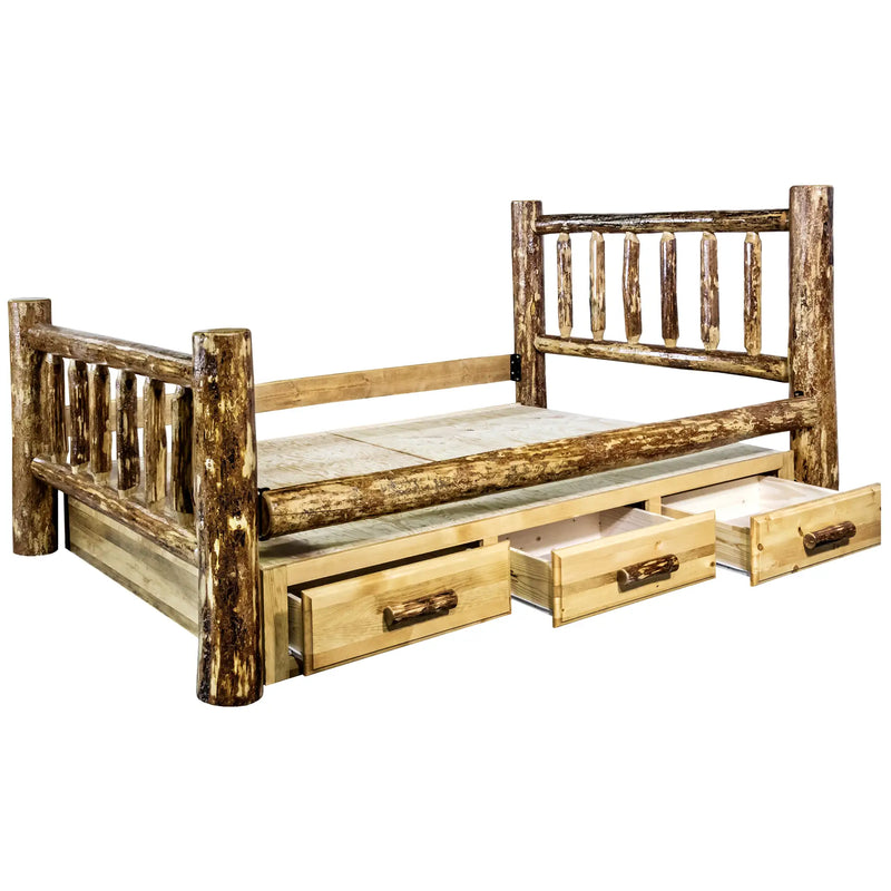 Glacier Country Collection Bed with Storage