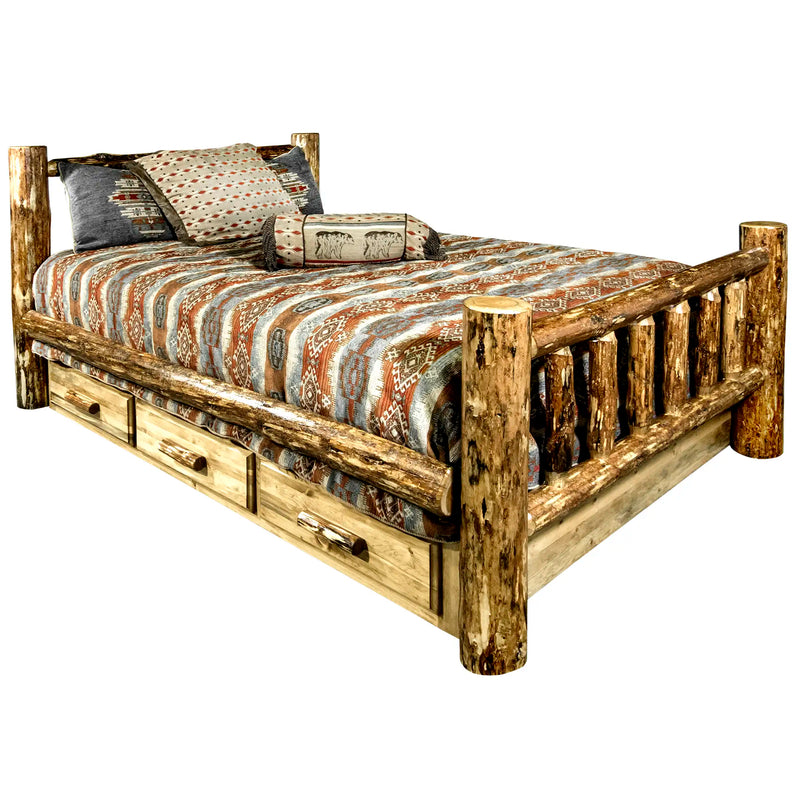 Glacier Country Collection Bed with Storage