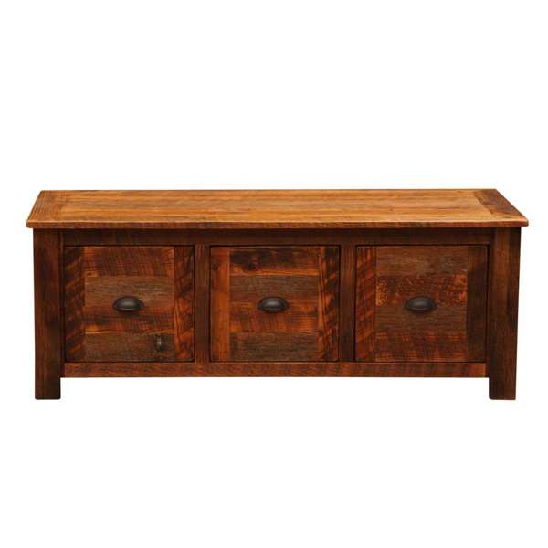 Barnwood Entry Bench