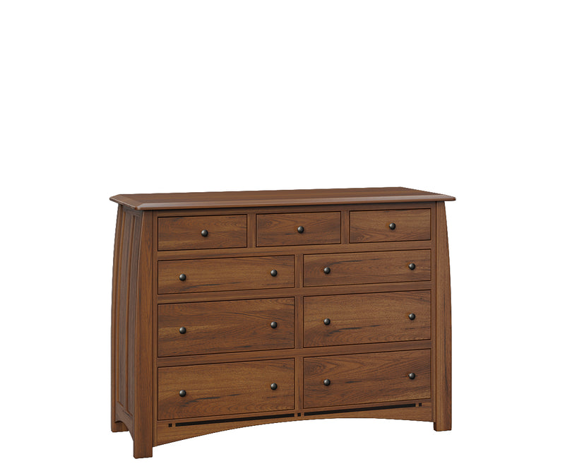 Amish Boulder Creek Dresser with 9 drawers in FC Golden Harvest