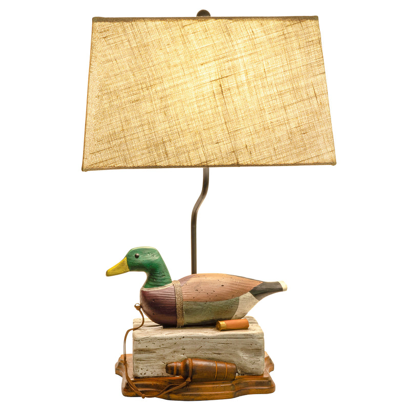 26.5”H Mallard Decoy Table Lamp