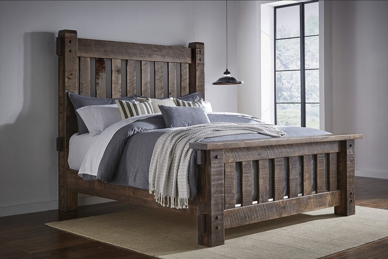 Tall Houston Rustic Bed