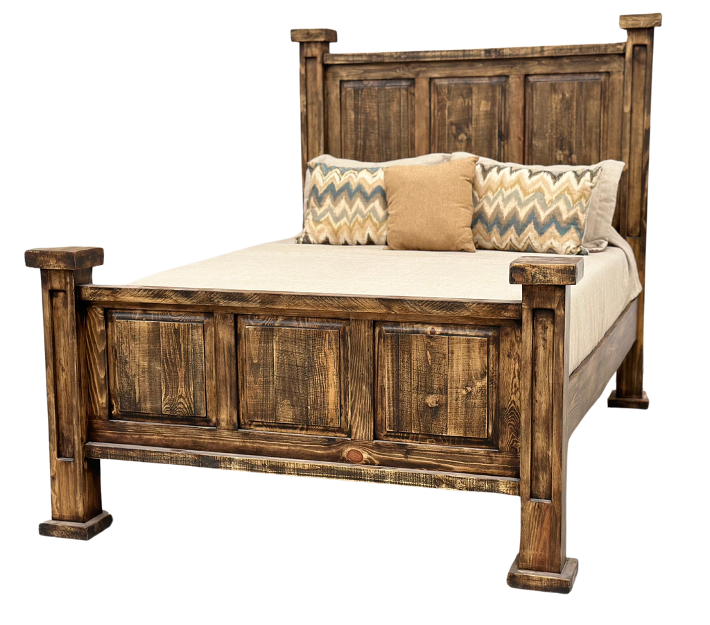 Oasis Rustic Bed in Far West color