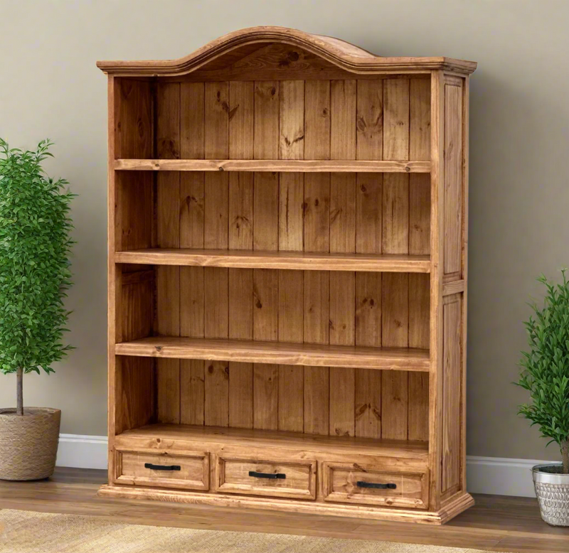 Traditional Medium Rustic Bookcase