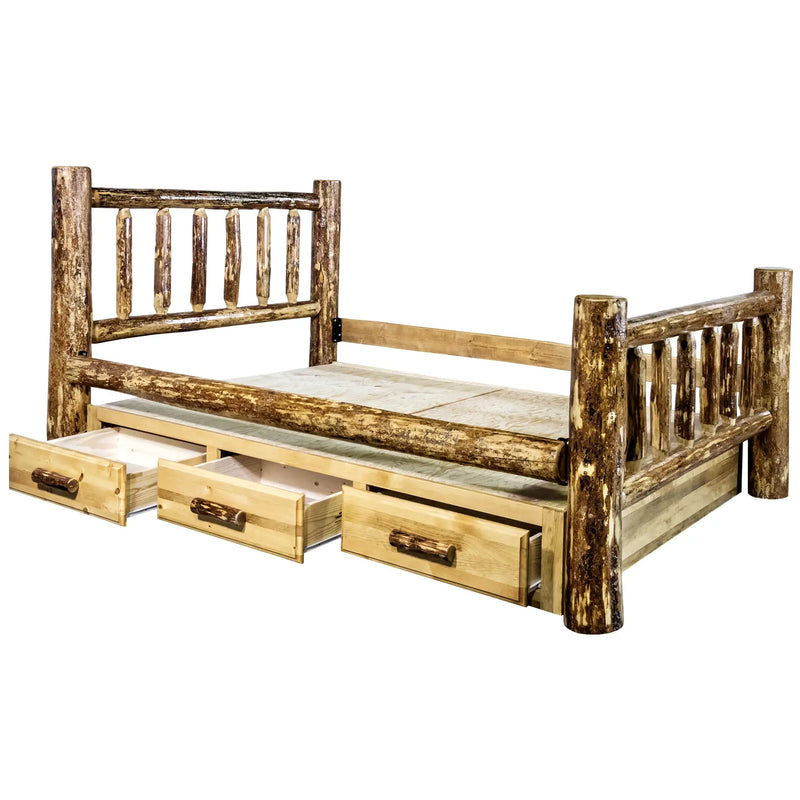 Glacier Country Collection Bed with Storage