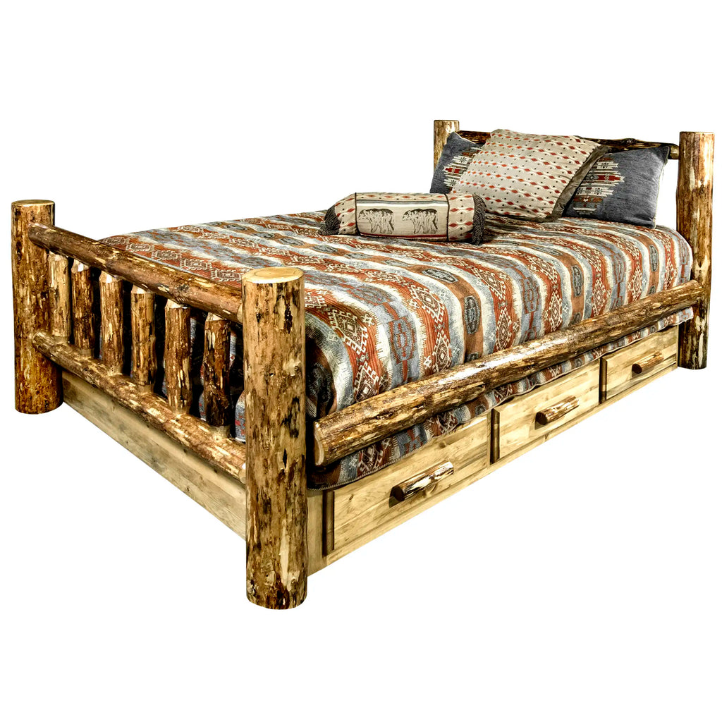 Glacier Country Collection Bed with Storage