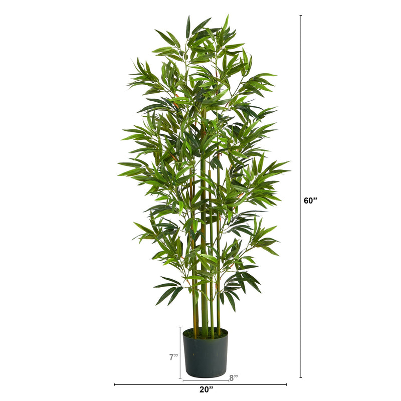 5’ Bamboo Artificial Tree by Nearly Natural