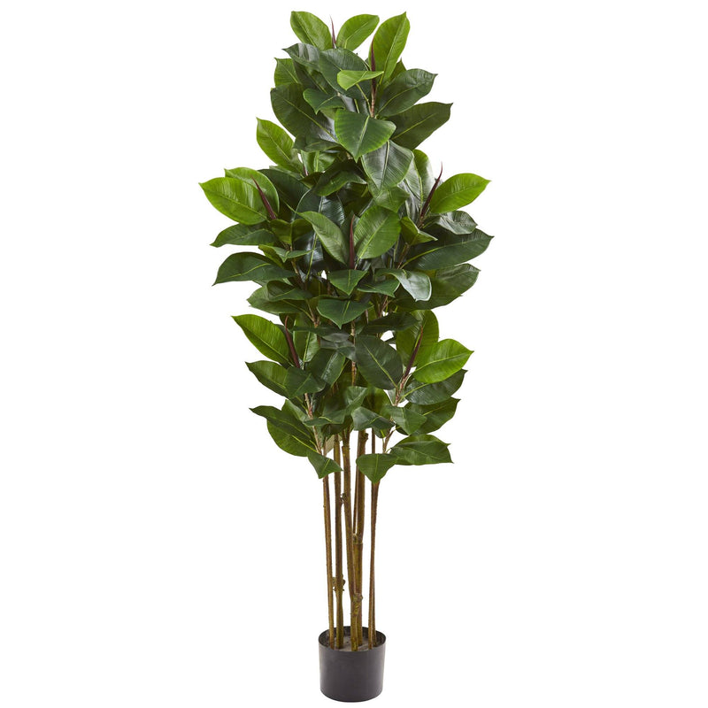 58” Rubber Leaf Artificial Tree by Nearly Natural