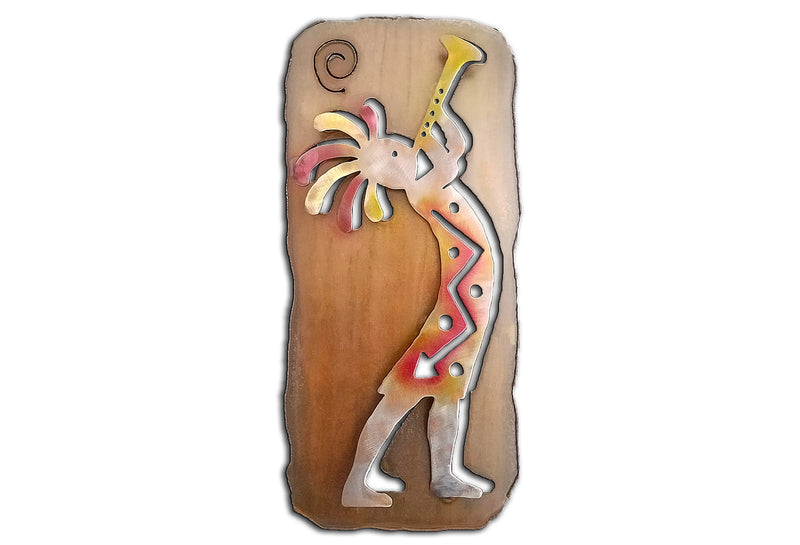 Trumpet Kokopelli, Right Facing, Southwest Cut Outs