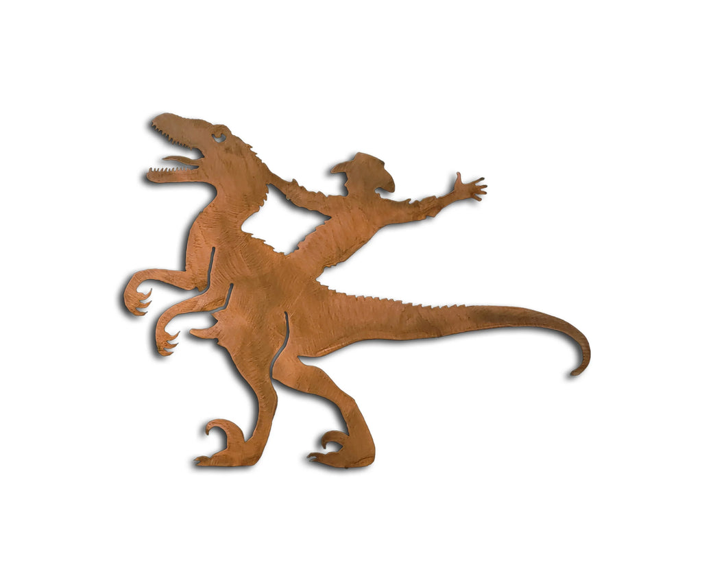 Cowboy on Dinosaur Wall Art