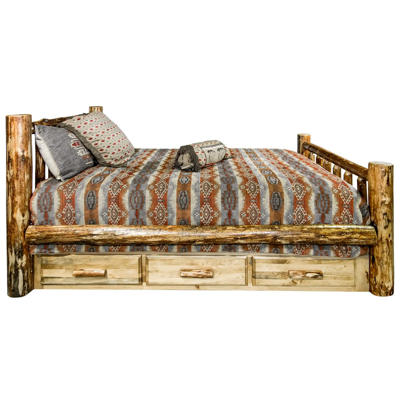 Glacier Country Collection Bed with Storage