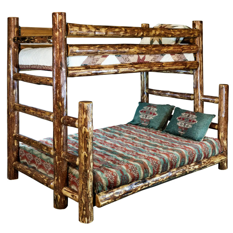 Glacier Country Collection Twin over Full Bunk Bed