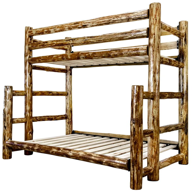 Glacier Country Collection Twin over Full Bunk Bed