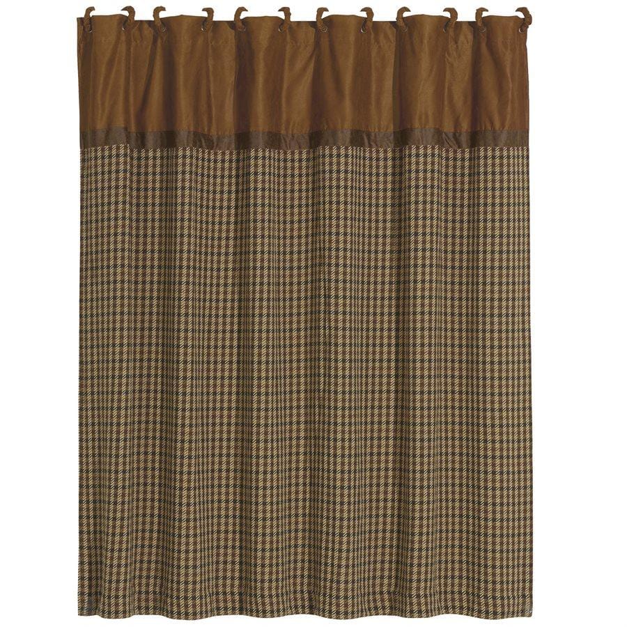 HiEnd Accents Forest Pines Plaid Mocha Towel Set