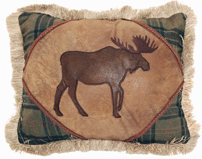 Plaid Moose with Cedar Hills Pillow