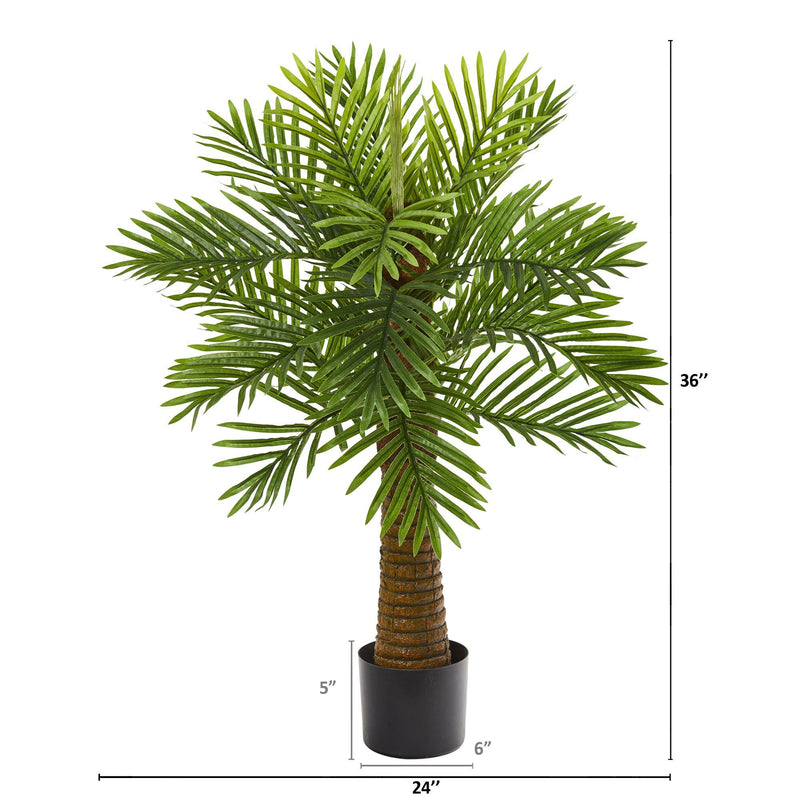 3’ Robellini Palm Artificial Tree by Nearly Natural