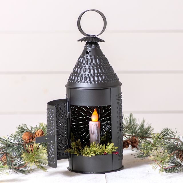 Baker's Lantern in Smokey Black