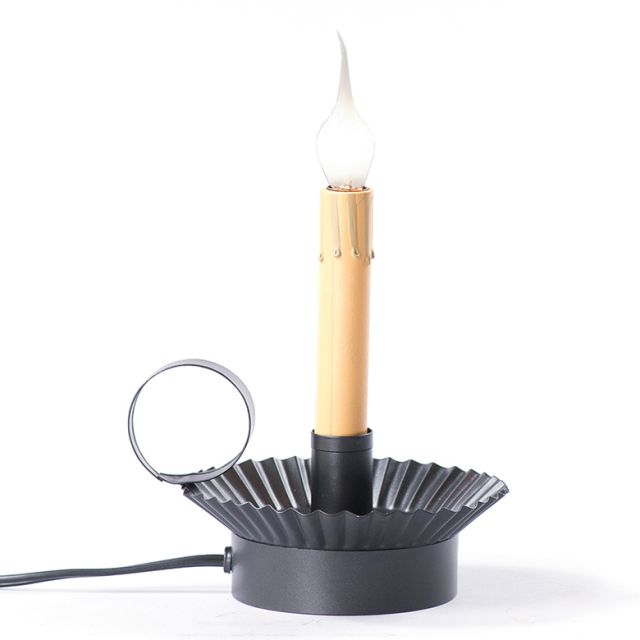 Tall Candlestick in Kettle Black – Rustics for Less